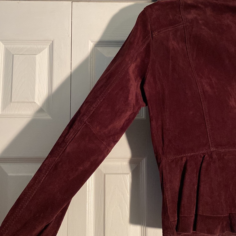 Bcbgeneration Purple Suede Jacket - image 7